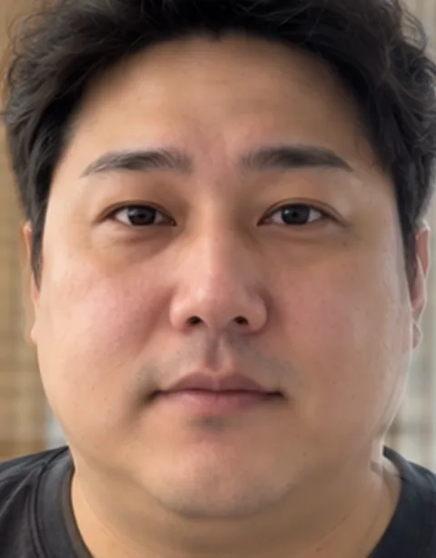 시작할 때의 얼굴 사진 (예시)